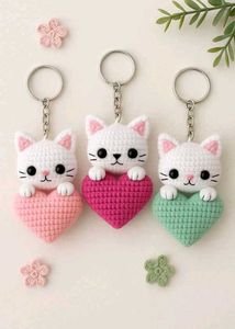 Cute Crochet Keychains