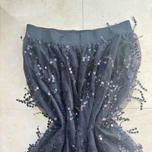 Sequin Fringe Skirt