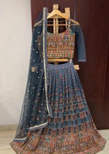 Georgette Embroidered Elegant Lehenga Choli