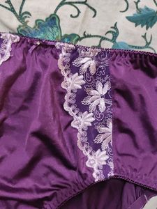 Vintage Purple Lace Panties