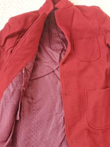 Vintage Maroon Blazer