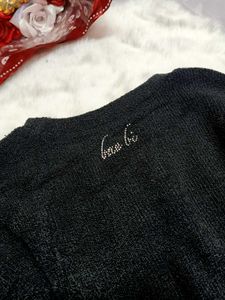 🌼Chic Black Cropped Bolero🌼