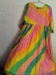 Beautiful Festive Wear Anarkali Set