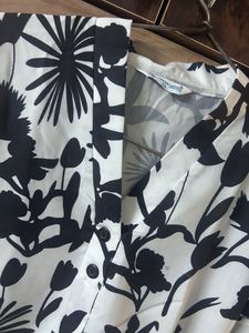 Printed Formal A Line Top