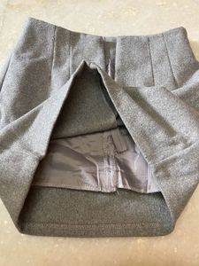 Grey Mini Skirt