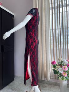 Cheongsam Lace Gown