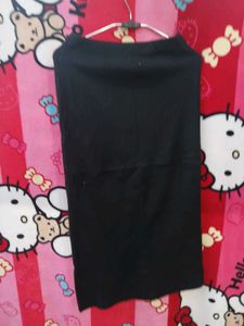 Black Knit Skirt fully stretchable