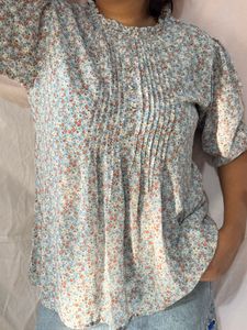 Floral Print Blouse