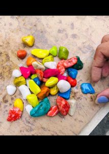 Colourful Stones For Decoration (Pebbles) Art Work
