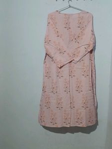 straight Pink Kurti