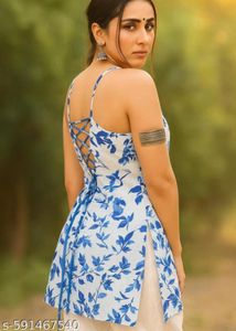 Floral Print Kurta