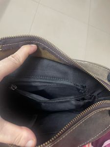 Vintage Leather Messenger Bag