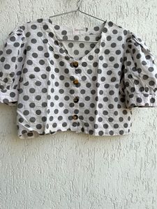 Westside Polka Dots Crop Top
