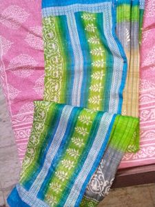 light green beautiful saree