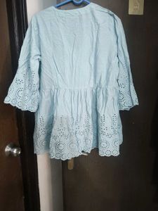 Stylish Blue Tunic Top by Westside