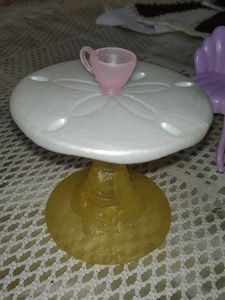 ✨ Elegant Lavender Chair &amp; White Table✨💗