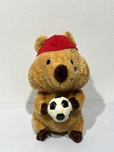 Vintage Soccer Bear Plush Toy