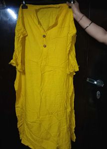 Yellow Stylish Kurta