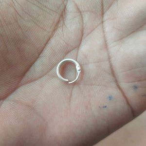 925 pure Silver Hoop nose ring
