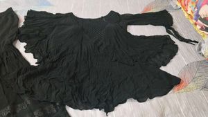 Fancy Black Sharara