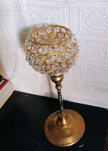 Crystal Ball Candle Stand