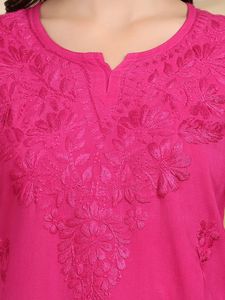 Short Chikankari kurti