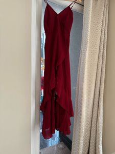 Maroon Flowy Dress
