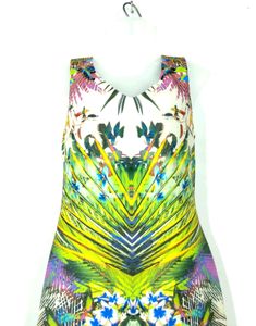 Multicolour Printed Sleeveless Dress (Women)