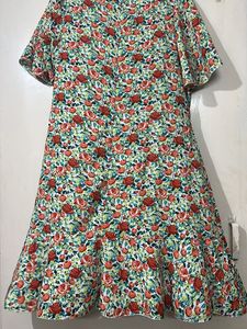2XL Floral Dress