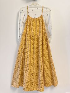 UNIQLO Yellow Floral Sundress (no top)