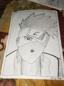 Artwork Kakashi Anime Character