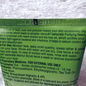 Everyuth Naturals Purifying Neem Face Wash|Antibac