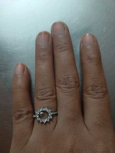 Italian pur Silver 925 Ring with Crystals💕