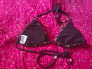 Heart Print Bikini Top✨🖤🔥