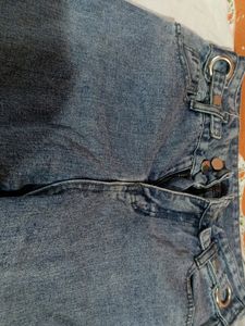 Urbanic Blue Ankle Length Jeans