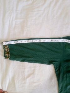 Dark Green Kurta Pant Set