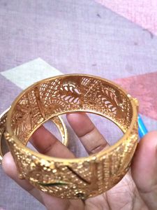 1.5gm gold plated chur bangles