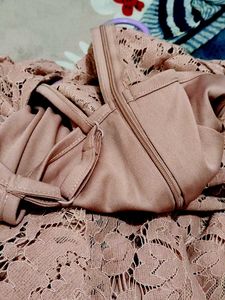 Elegant Lace Midi Dress For Girls And Women