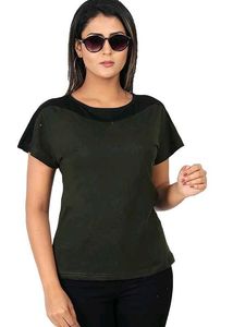 Olive Green Relaxed Fit Tee