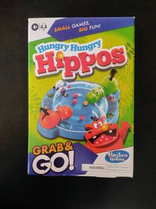 HASBRO Hungry Hippos Game - Grab and Go