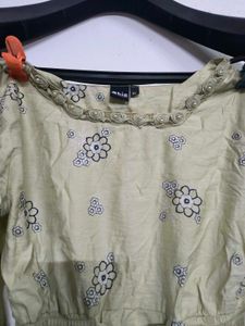 Lime Green Women Top