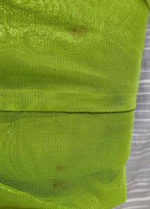 beautiful lime green net kurta set