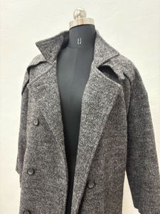 Unisex Grey Trench Coat