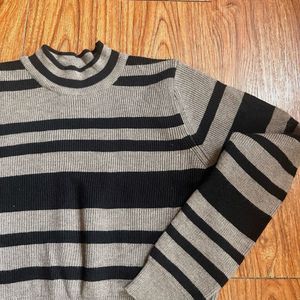 Striped Knit Sweater
