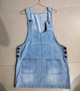 Denim Tunic Style Dungaree