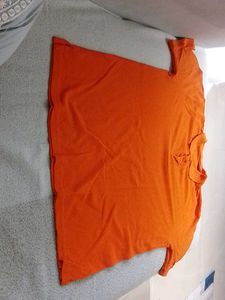 Orange Casual T-Shirt