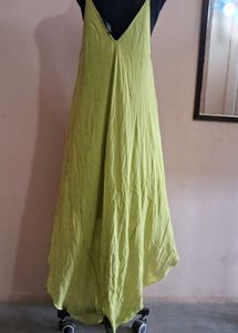 Flowy Green Summer Dress