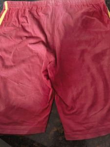 Red Graphic Lounge Shorts