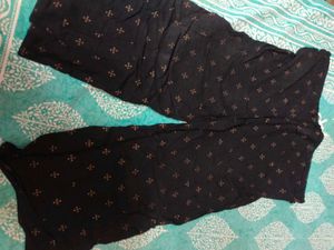 Kurta Plazo Black