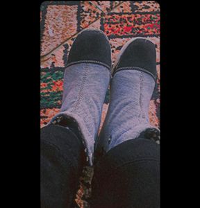 BOOTS IN GREY AND BLACK Colour